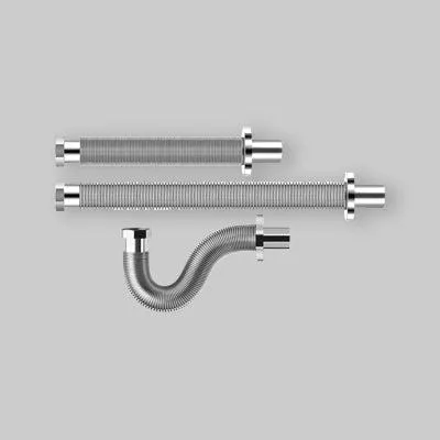 Immagine prodotto di Tubo Di Scarico Bps Flessibile Ed Estensibile In Acciaio Inox 1"1/4 X 32