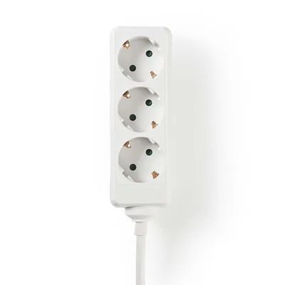Produktbild von Nedis EXSO315F1WT, 1,5 m, Drinnen, Typ F, Type F (CEE 7/4), Polyvinylchlorid (PVC), Weiß