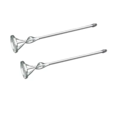 Immagine prodotto di set di 2 agitatori circolari DEWEPRO - asta di agitazione circolare - paletta di agitazione - agitatore con anello - ø: 60mm / l = 400mm - agitatore universale - agitatore per vernici
