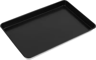 Produktbild von Backblech - Bäckereiblech 60×40×4,6 cm - Aluminiumlegierung - Hitzebeständig bis 250°C - Schwarz