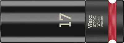 Obrázok produktu pre Wera 8790 C, Rázová hlavica, Čierna, 1 hlava/hlavy, 1/2", Metrický, 17 mm