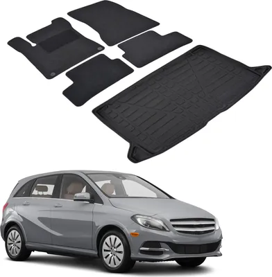 Produktbild von Kofferraumwanne Fußmatten Set Für Mercedes B Class W247 Ab 2018, Genaue Passform