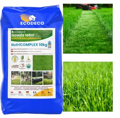 Immagine prodotto di EcoDeco concime per prato NutriComplex NPK 18-16-24 con microelementi, granulare MatrixGranulate, per prato e giardino