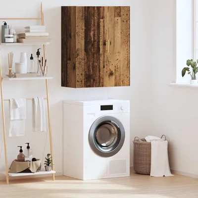 Image de vidaXL Armoire murale vieux bois 69,5 x 34 x 90 cm Bois composite