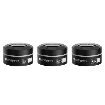 Produktbild von 3er Set Fonex Gummy Casual Look Haarwachs 150 ml - Natürlicher, matter Look Hairwax