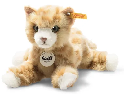 Produktbild von Steiff Margarete GmbH, -Plüsch- Steiff Mimmi Katze 24 rot gestromelt liegend Sonstige