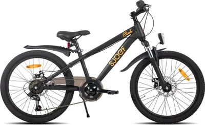 Produktbild von SJOEF Climb Kinderfahrrad / Mountainbike 20 Zoll |Ab 6-8 Jahren | Kinder Fahrrad für Jungen / Jugend | MTB mit 6 Shimano-Gänge & Scheibenbremsen - Schwarz