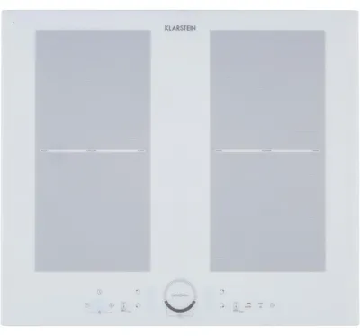 Obrázek produktu pro Klarstein Delicatessa 60, indukční varná deska, 7000 W, 4 zóny, sklokeramika, bílá