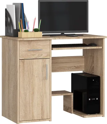 Zdjęcie produktu dla AKORD Furniture Factory IP0PJAYDAB002, Prosty, Kształt prostokątny, Matowy, Kolor dębu, 1 szuf., 500 mm