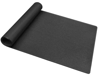 Zdjęcie produktu dla Omgoods - Mata podłogowa pod urządzenia fitness, wymiary 200 x 90 cm, wykonana z wysokiej jakości PVC