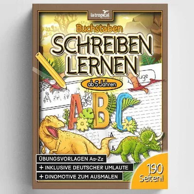Produktbild von Buchstaben schreiben lernen ab 5 Jahren