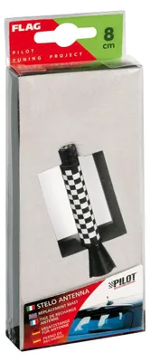 Immagine prodotto di Bandiera, asta dell'antenna - 8 cm - a scacchiera