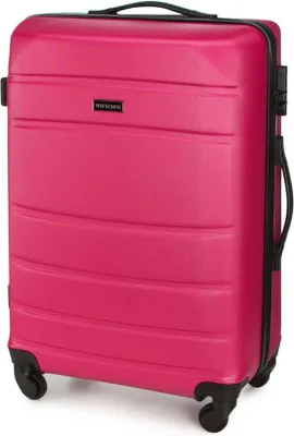 Produktbild von Reisetasche, roter Rollkoffer