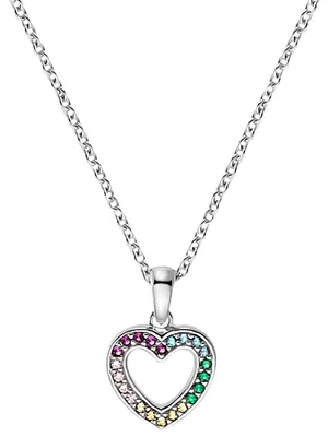 Produktbild von Prinzessin Lillifee 2031167 Halskette mit Herz Anhänger und Steinchen