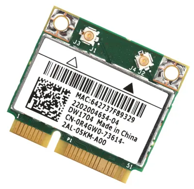 Image de Carte réseau sans fil Mini PCI-E avec adaptateur Wi-Fi et Bluetooth pour Dell XPS 2710 17TR BCM943142HM