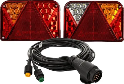 Produktbild von DOBPLAST DPT35 LED-Rücklichter + MANTES 7m 13-PIN-Kabelbaum