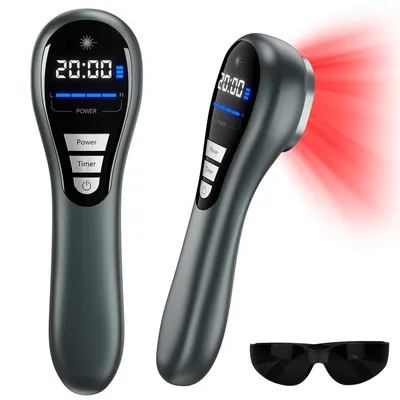 Produktbild von Lichttherapiegeräte, Rotlichttherapie für den Körper, Nahinfrarot-Lichttherapiegeräte zur Schmerzlinderung bei Gelenk, 14 * 650 nm + 3 * 808 nm
