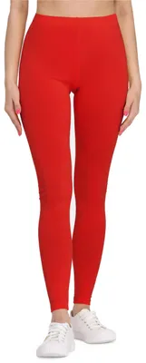 Image de Bellivalini Leggings longs pour femmes en viscose BLV50-147 (rouge, XXL)