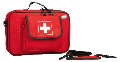 Produktbild von WERO Erste-Hilfe-Tasche groß, rot, 30x20x8 cm, strapazierfähig, wasserabweisend