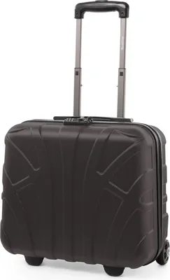Immagine prodotto di SUITLINE - Pilot Trolley Laptop Case 2 Wheels Briefcase, Bordcase Aircraft Underseater Pilot Case Business Trolley Hardcase Carry-On Hand Luggage ABS, TSA, 38 cm, Titanio