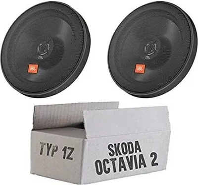 Produktbild von JBL STAGE2 624 | 2-Wege | 16,5cm Koax Lautsprecher - Einbauset passend für Skoda Octavia 2 1Z Heck - justSOUND
