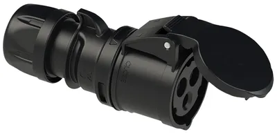 Obrázek produktu pro PCE CEE 32 A/240 V 3-P zástrčka černá - řada SHARK