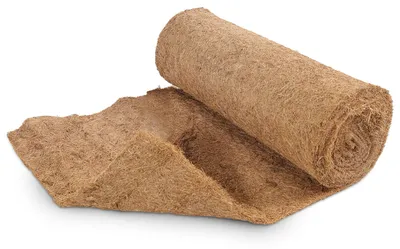 Produktbild von ISOISL Kokosmatte 0,5 x 10 m aus Kokosfaser, 1200 g/m², atmungsaktiv, Frostschutz und Unkrautschutz für Gartenpflanzen