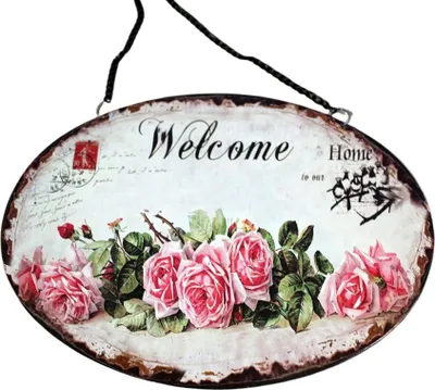 Produktbild von Shabby Blechschild Welcome