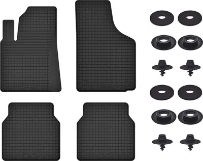 Produktbild von Gummimatten Mit Stoppern Für: Skoda Enyaq Iv (2020-) Schwarz Set
