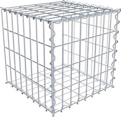 Produktbild von Anbaugabione Typ 2 40 cm x 40 cm x 40 cm (L x H x T), Maschenweite 5 cm x 10 cm, Spirale