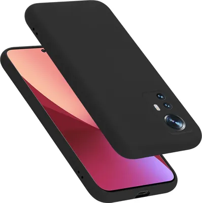 Obrázok produktu pre Cadorabo ochranný kryt pre Xiaomi 12 / 12X v čiernom puzdre na mobilný telefón kryt TPU puzdro