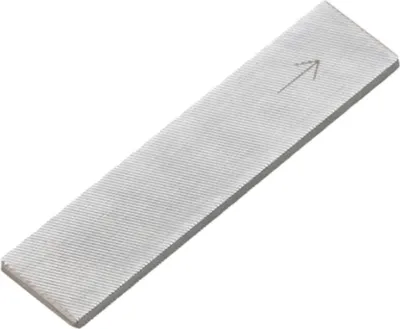 Produktbild von SNOLI Finnfeile hartverchromt, Cut1 100x25mm, 100x25mm, Skiservice Zubehör silber