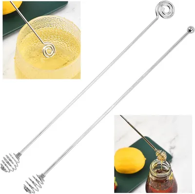 Image de Cuillères mélangeuses en acier inoxydable, faciles à nettoyer, idéales pour mélanger le café et pour une utilisation en cuisine, lot de 10