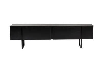 Immagine prodotto di Skye Decor, Serenity - Wood Black, Black, mobile TV, legno nero, 100% pannello truciolare rivestito in melamina, 180 x 30 x 50 cm