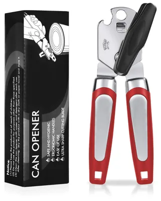 Imagen del producto de Abrelatas 3 en 1, de acero inoxidable, práctico, multifuncional, para la cocina