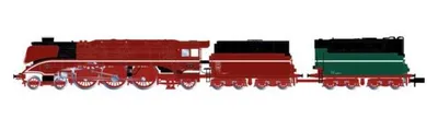 Produktbild von Arnold Dampflokomotive 18 201, Ölender, rote Farbgebung mit grünem Tender, Ep. V