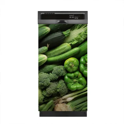 Produktbild von Aufkleber sticker 45x80 cm Dekorative folie Spülmaschine - Gemüse Farbige
