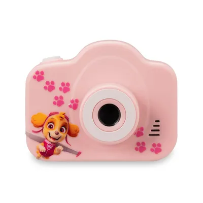 Image de Appareil photo numérique rose « Psi Patrol » pour enfants, 1080p, selfies, jeux, musique, carte microSD, cadeau pour les 3 ans et plus