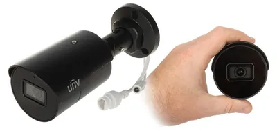 Obrázek produktu pro IP kamera Uniview IPC2125LE-ADF28KM-H-BLACK – 5 Mpx, objektiv 2,8 mm