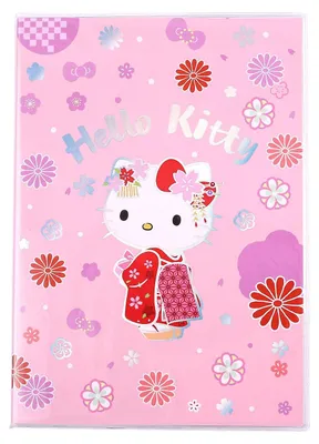 Productafbeelding van Sanrio notitieboekje, Hello Kitty, kimono, holografisch, geruit