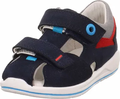 Produktbild von Superfit 1 000865 8000 Boomerang Jungen Lauflernsandale Blau, Blau, Gr. 24