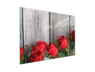 Obrázek produktu pro Skleněná krájecí deska 40x30 růží