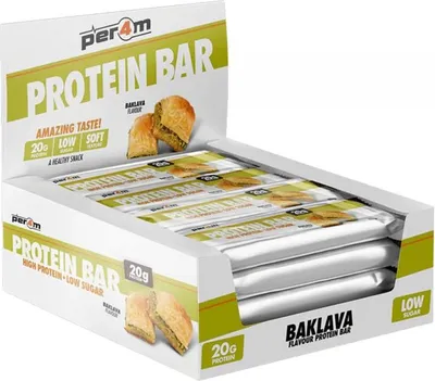 Produktbild von Per4m Protein Bar (12x62g) Baklava - Riegel - Protein-Riegel