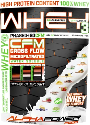 Produktbild von CFM 100 % Whey Protein 1kg BLUEBERRY CHEESECAKE