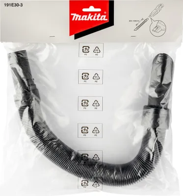 Imagen del producto de Makita 191E30-3, manguera, aspiradora de cilindro, color , compatible con Makita DCL280F, DCL281F, CL001G, CL003G, de 2,8 cm de diámetro
