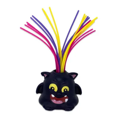 Image de Schwarze Monster Figur mit Haaren zum Ziehen