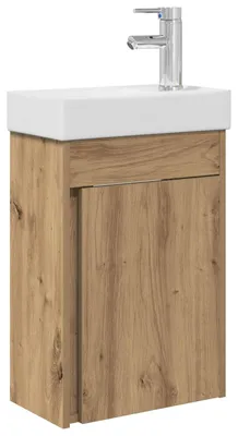 Immagine prodotto di Mobile bagno con rubinetto Rovere Artigianale