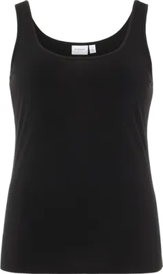 Produktbild von Langes Tank Top Plus Size Übergrößen Ärmelloses Basic Shirt VIJENNI | 44