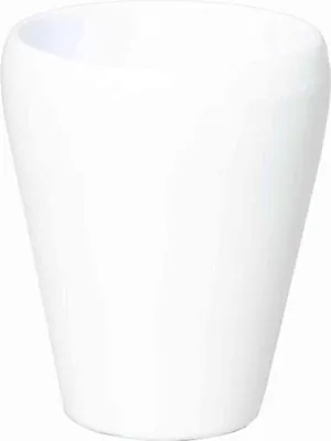 Produktbild von INNA-Glas Keramik Orchideentopf, Ø14cm, 17cm, weiß - Blumentopf/Orchideen Übertopf