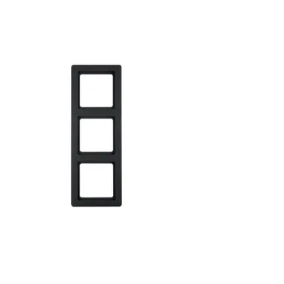 Productafbeelding van Berker Q.1, frame, 3-voudig, antraciet, fluweel, 1 stuk.